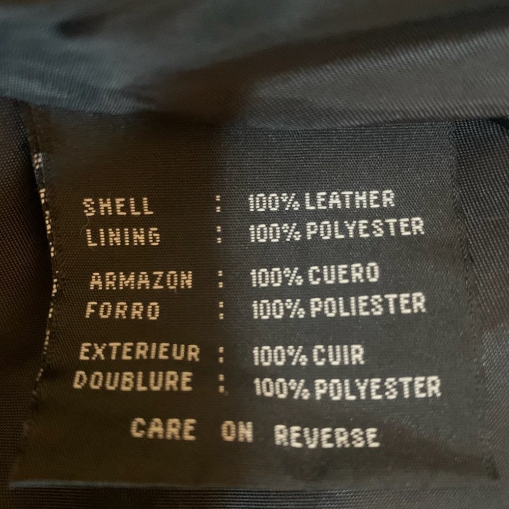 JLC NEW YORK BUTTERY SOFT LINED BUTTON FRONT LEATHER JACKET BLACK MP-EUC - Picture 4 of 8